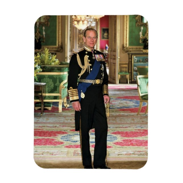 Tribute to Prince Philip 1921-2021 Magnet (Vertical)