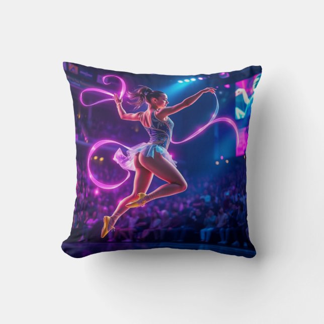 Tribute to Rythmic Gymnastic and Neon Cushion (Front)