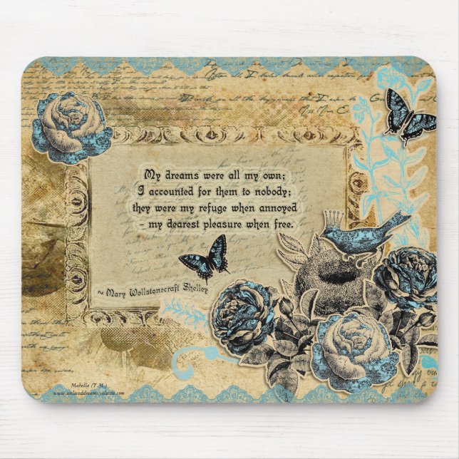 Tribute to Shelley Mouse Mat (Front)