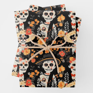 Tribute to the tradition of the Day of the Dead  Wrapping Paper Sheet