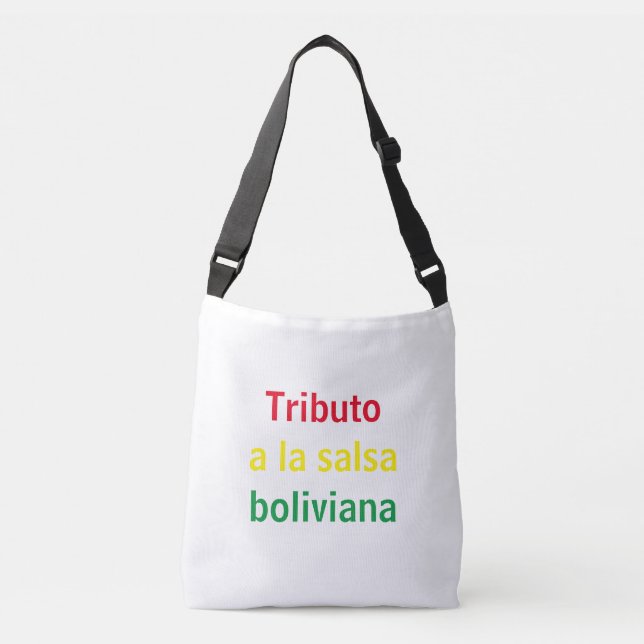 Tributo a la salsa boliviana crossbody bag (Front)