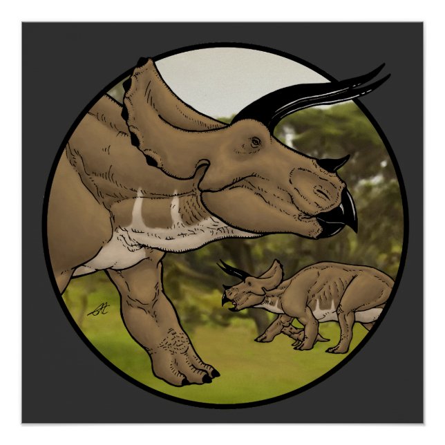 Triceratops #2 poster (Front)
