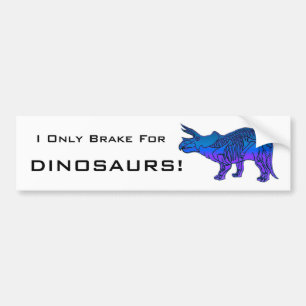 Triceratops Bumper Sticker