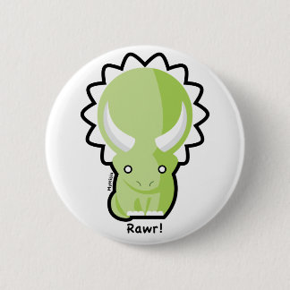 Triceratops Button
