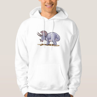 triceratops cartoon dinosaur hoodie
