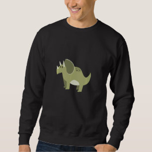 Triceratops Cute Dino Lizard Raptor Archaeology Sweatshirt