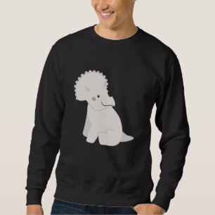 Triceratops, Cute Dinosaur Baby Sweatshirt
