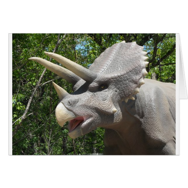 Triceratops dinosaur (Front Horizontal)