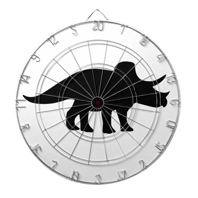 Triceratops Dinosaur. Dartboard (Front)