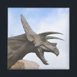 Triceratops Dinosaur Magnet<br><div class="desc">This magnet features a triceratops dinosaur and would make a great party favour.</div>