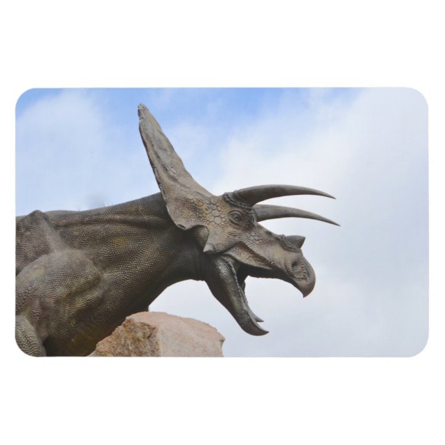 Triceratops Dinosaur Magnet (Horizontal)