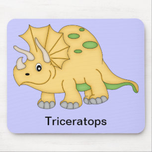 Triceratops Dinosaur Mouse Mat