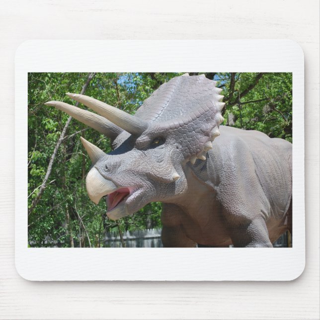 Triceratops/Dinosaurs Mouse Mat (Front)