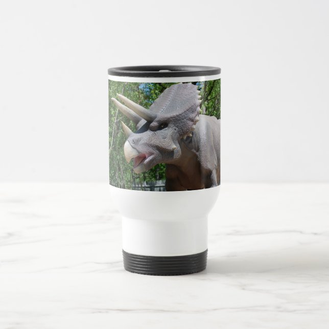 Triceratops/Dinosaurs Travel Mug (Center)