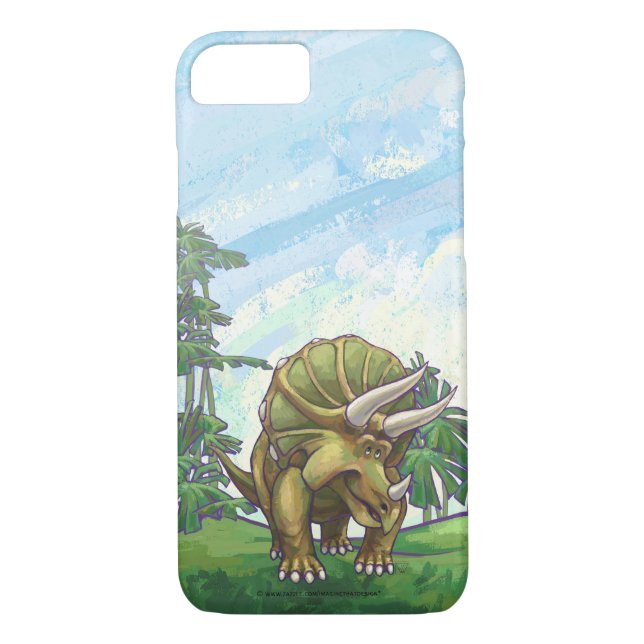 Triceratops Electronics Case-Mate iPhone Case (Back)