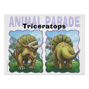 Triceratops Gifts & Accessories Poster