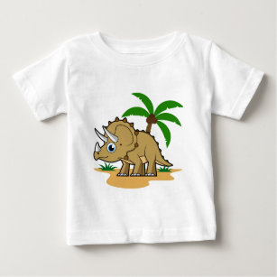 Triceratops In A Tropical Climate. Baby T-Shirt