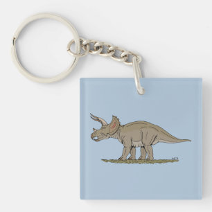 Triceratops Key Ring