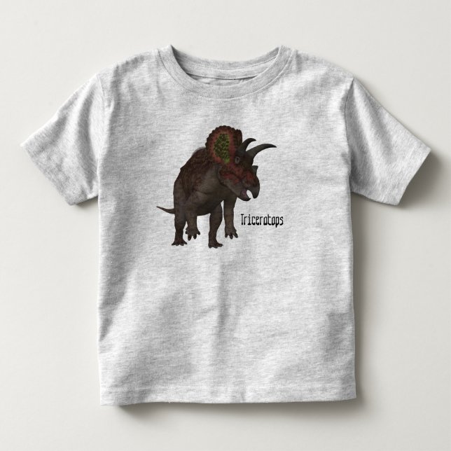Triceratops Kids Shirt (Front)