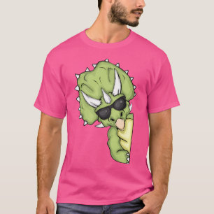 Triceratops Lover Kids Cool Dinosaur Triceratops T-Shirt