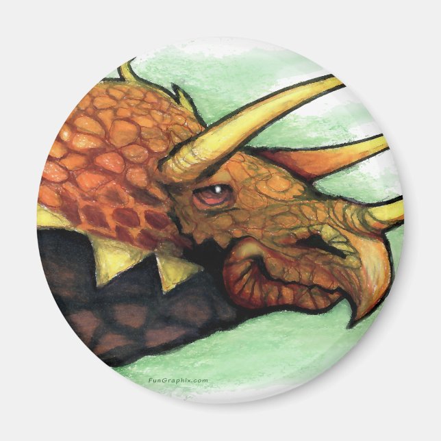 Triceratops Magnet (Front)