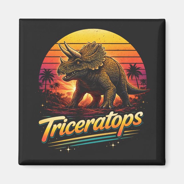 Triceratops Magnet (Front)