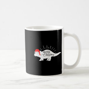 Triceratops Merry Christmas Funny Dinosaur  Coffee Mug