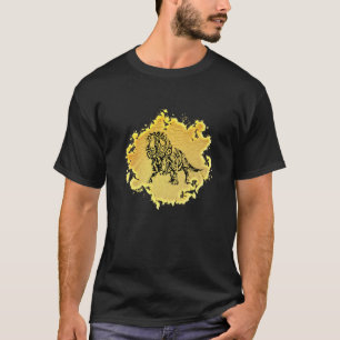 Triceratops Motif Dinosaur Prehistoric Herbivores T-Shirt
