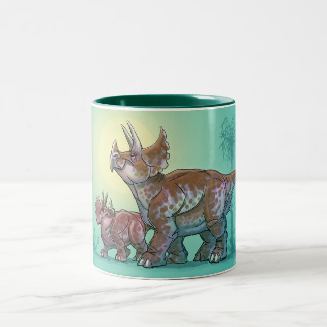 Triceratops mug (Center)
