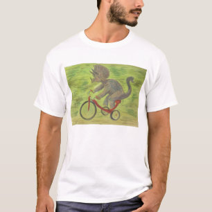 Triceratops on a Tricycle T-shirt! T-Shirt