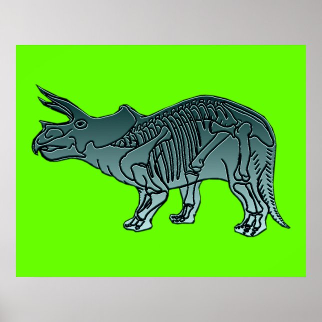 Triceratops Poster (Front)