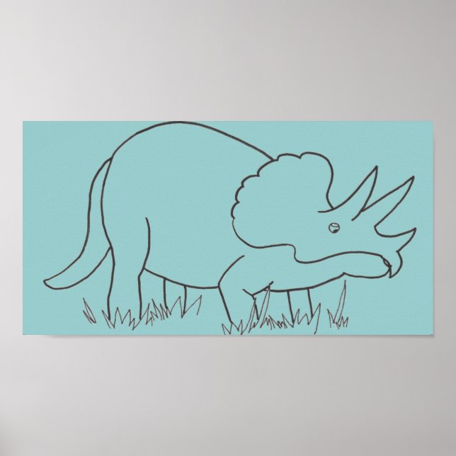 triceratops poster (Front)