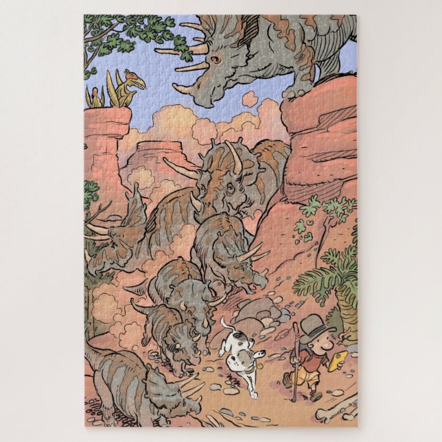 Triceratops Puzzle (Vertical)