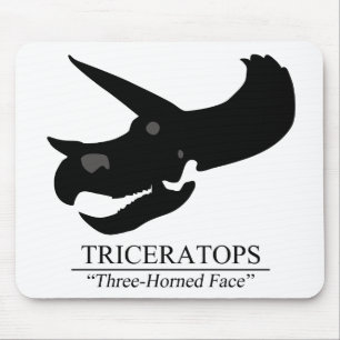 Triceratops Skull Mouse Mat