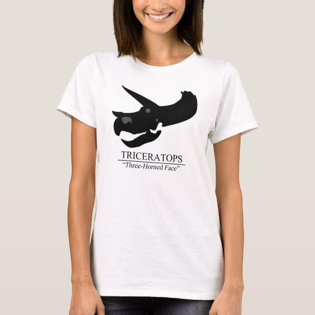 Triceratops Skull T-Shirt (Front)