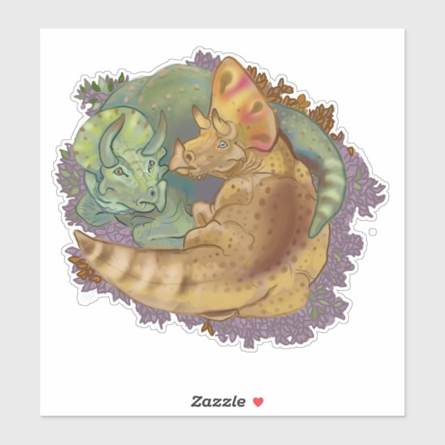 Triceratops Snuggles (Sheet)