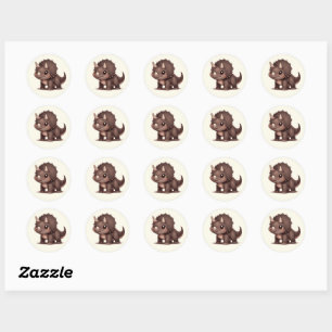 Triceratops Stickers - Frill Friends Collection