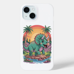Triceratops triumph iPhone 15 case