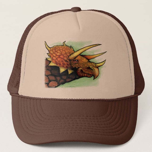 Triceratops Trucker Hat (Front)