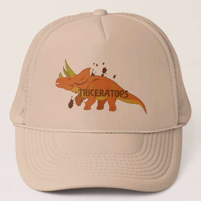 Triceratops Trucker Hat (Front)