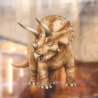 Triceratops  window cling