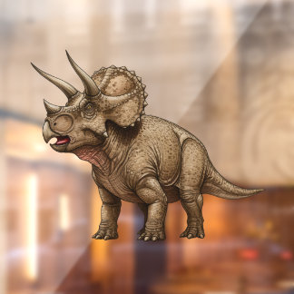 Triceratops  window cling