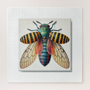 Trichodes Painting 010824IREF212 - Watercolor Jigsaw Puzzle