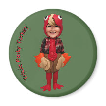 Tricia Party Turkey Magnet