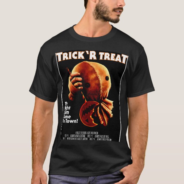 Trick 39R Treat Halloween Mashup T-Shirt (Front)