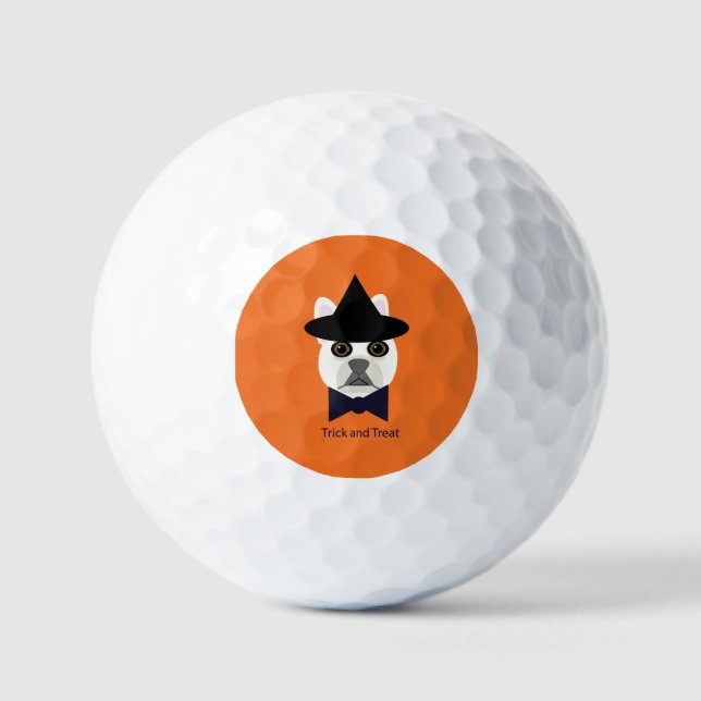TRICK AND TREAT FRENCHIE GOLF BALLS (Front)