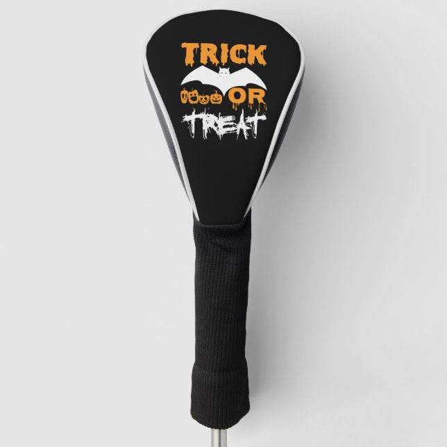 Trick halloween golf head cover (Front)