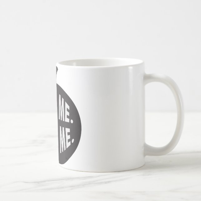 Trick Me Treat Me B/W Coffee Mug (Right)