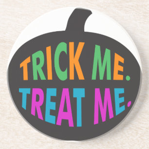Trick Me Treat Me Multi-Colour Coaster
