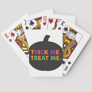 Trick Me Treat Me, Multi-Colours Playing Cards